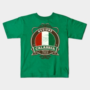 Region Calabria Italia - Original Retro Design Kids T-Shirt